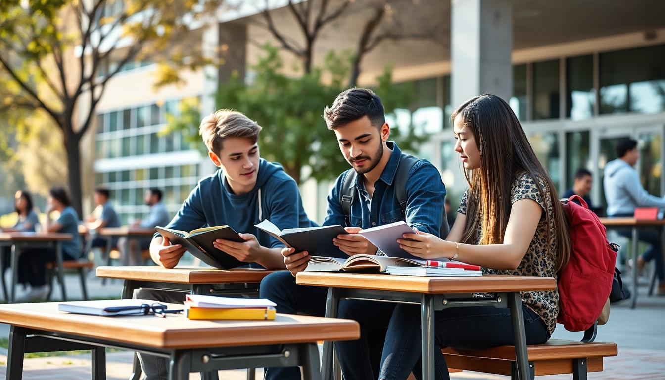 University campus and academic environment in Lisbon